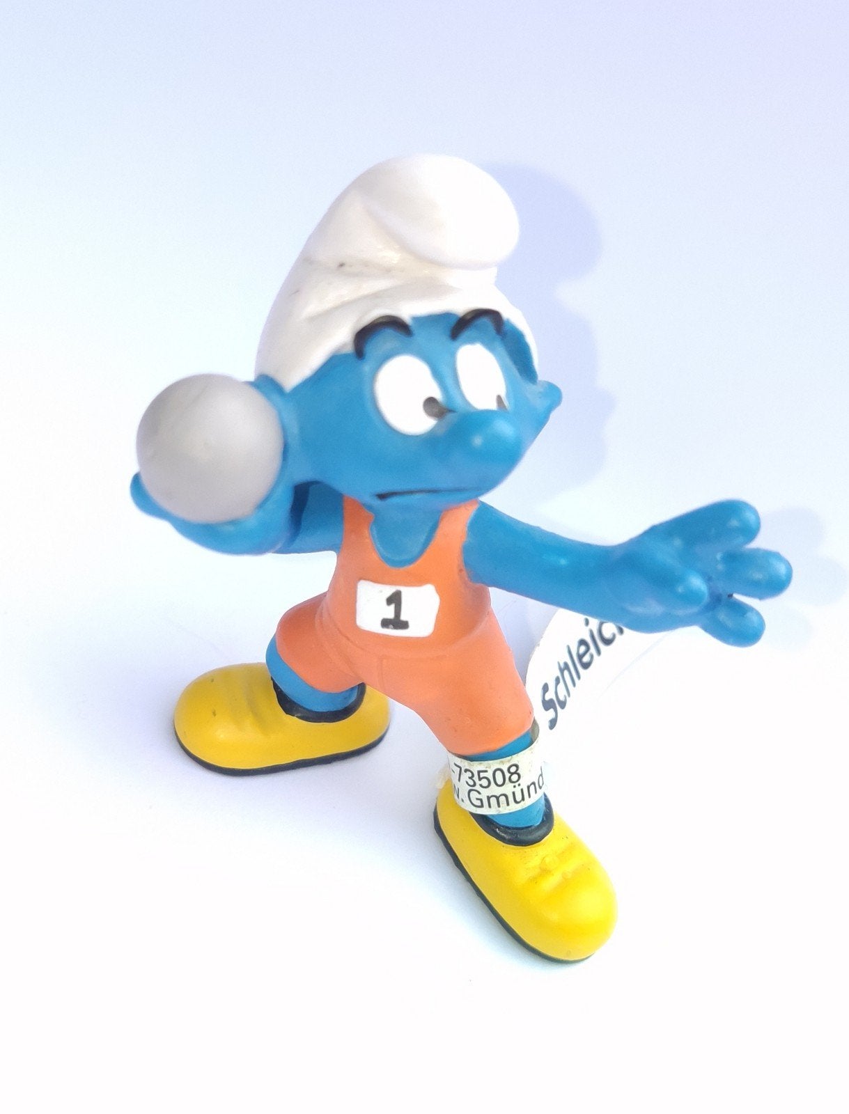 Kogelstoot Smurf - Schleich Figuur, Verzamelen, Ophalen of Verzenden, Zo goed als nieuw