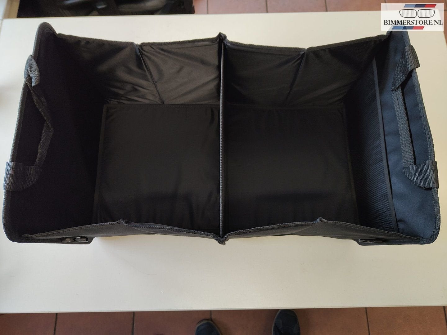 BMW zwarte kofferbak opbergbox organizer 2 vaks 80222207524, -, -, Nieuw, Ophalen of Verzenden