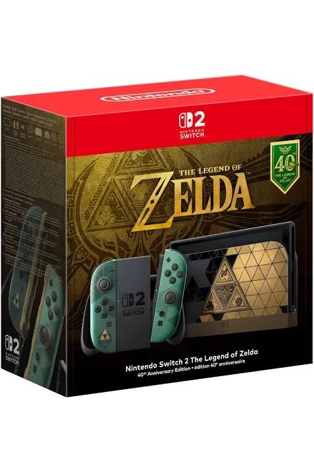 Nintendo Switch 2 The Legend of Zelda 40th Anniversary, Spelcomputers en Games, Ophalen of Verzenden, Nieuw, Met 2 controllers