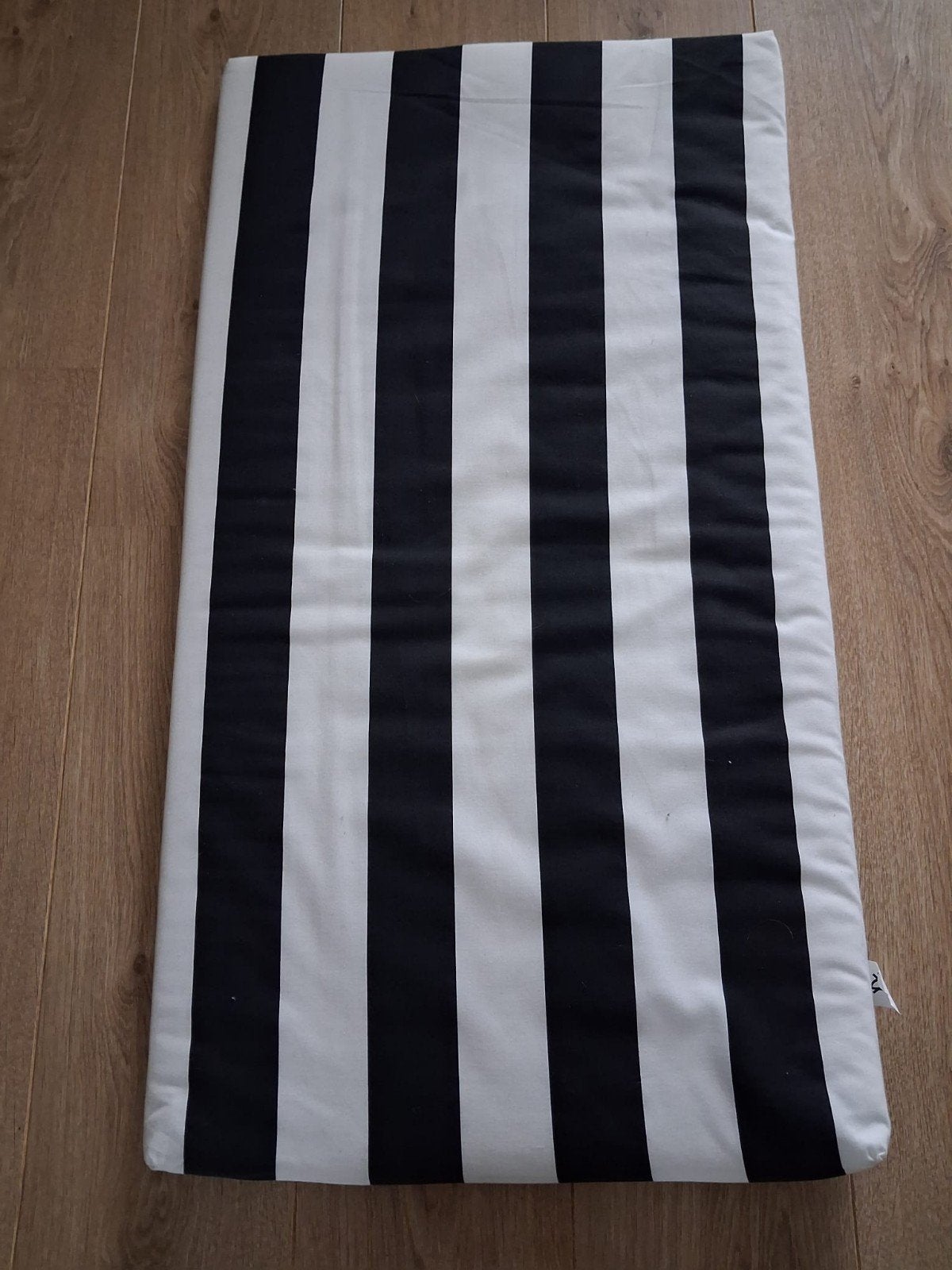 IKEA bankkussen 90x50x3cm - Zwart/Wit gestreept, Ophalen of Verzenden, Wit