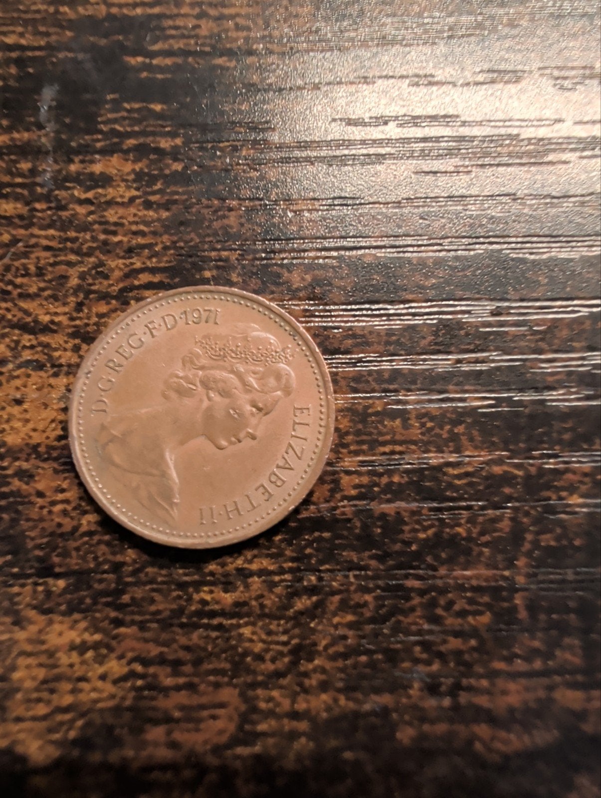 1 New Penny 1971 Elizabeth II Britse Munt, Ophalen, Overige landen, Losse munt