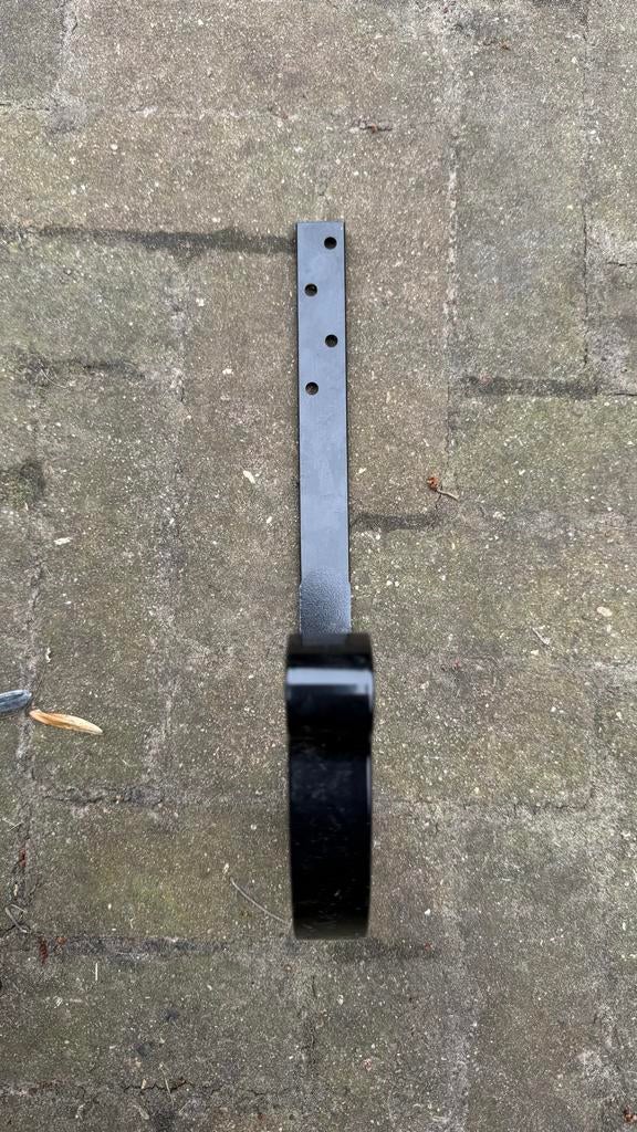 75x Nieuwe Budmat Zwarte Masthout J Beugels 150mm, Ophalen, Zwart, Overige typen, Nieuw