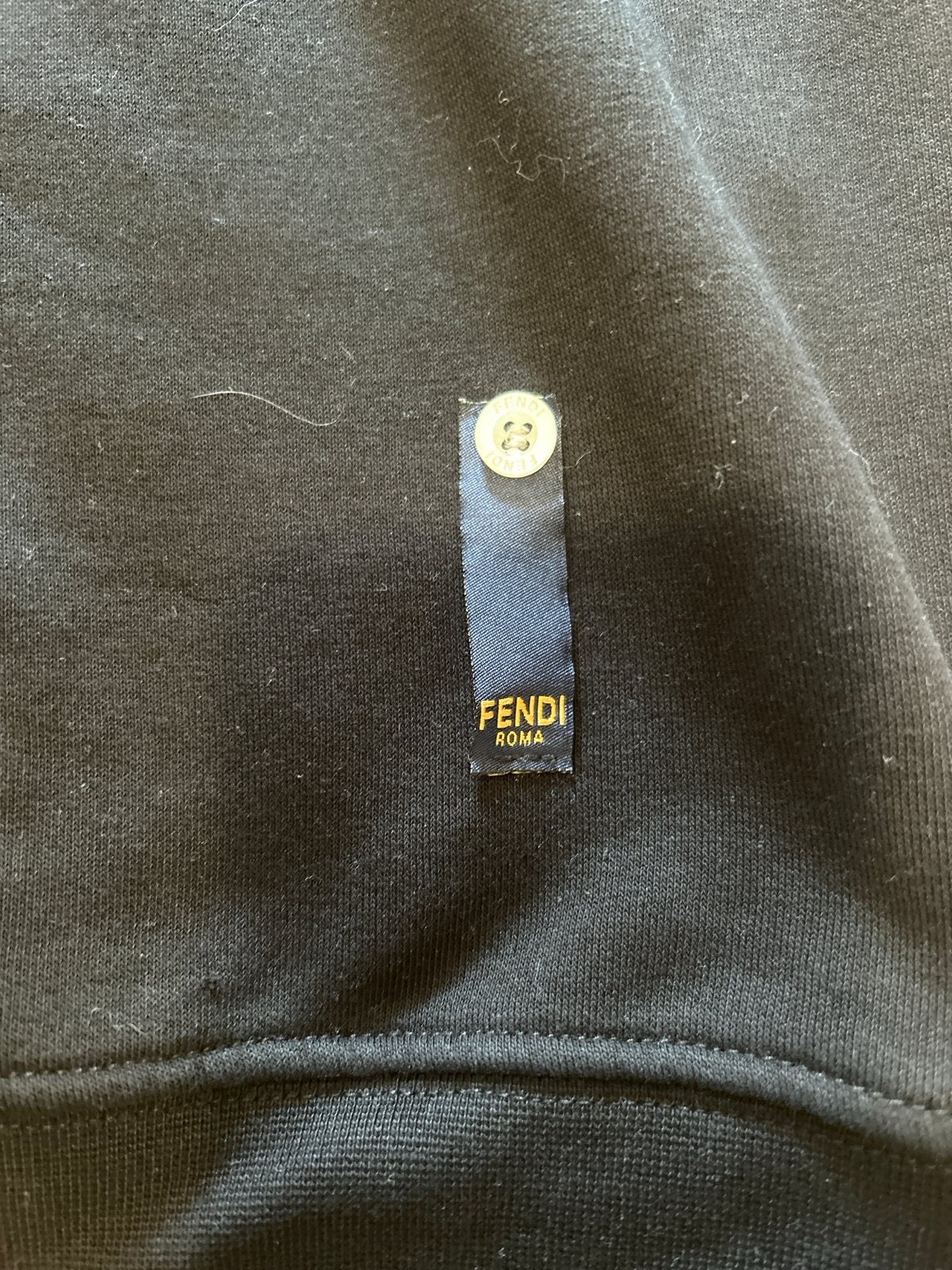 Fendi Monster Eyes sweatshirt - Maat L, Ophalen of Verzenden, Gedragen, Maat 52/54 (L), Zwart