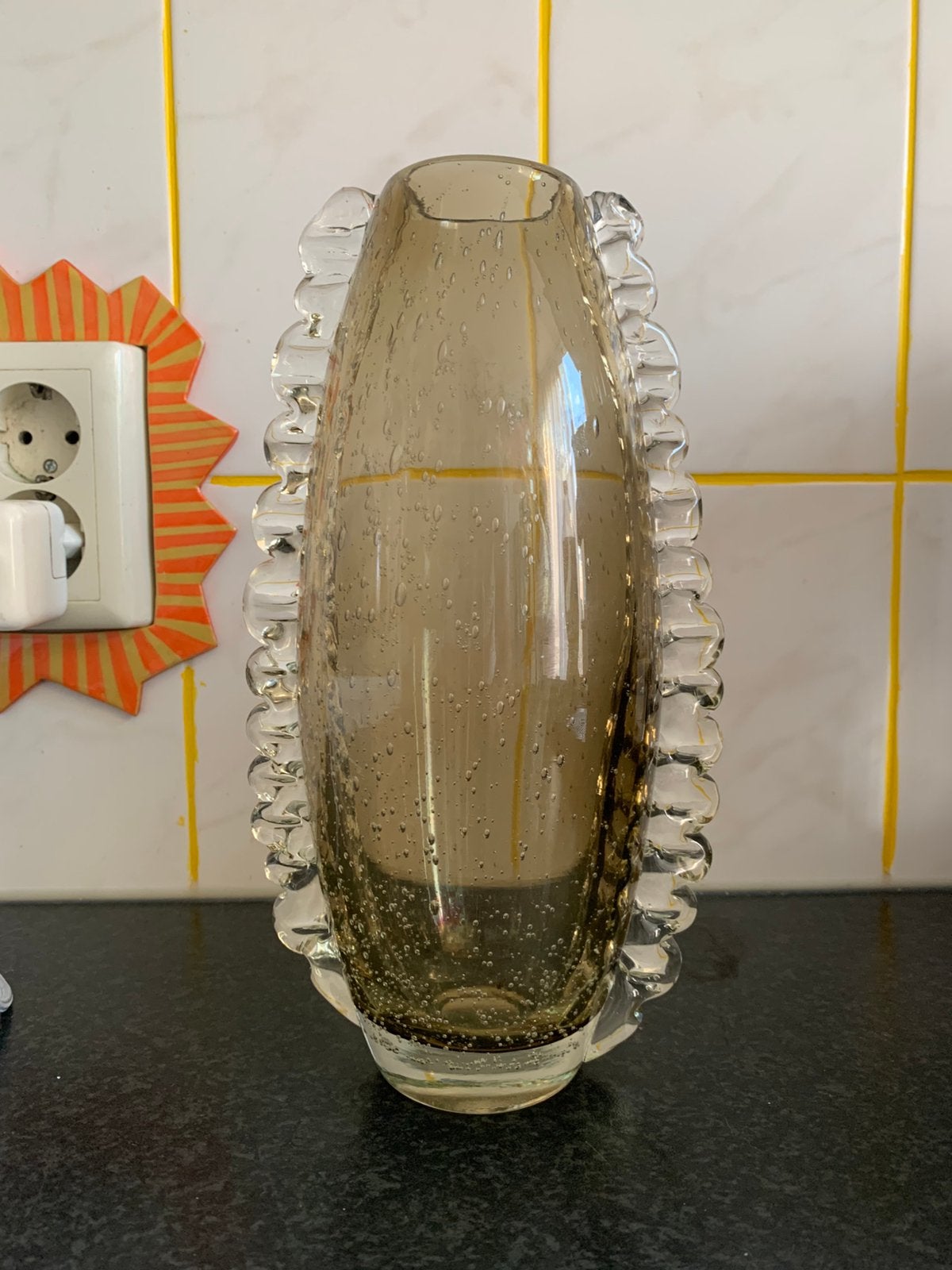 Bullicante vaas jaren 50, Ophalen of Verzenden