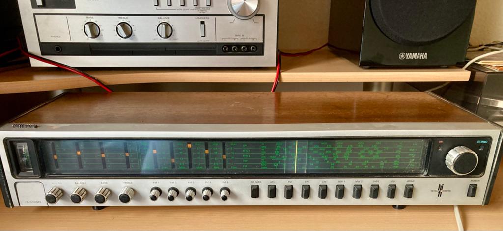 Vintage Philips 22RH732 Hifi Stereo receiver, Ophalen, Gebruikt, Minder dan 60 watt, Overige merken