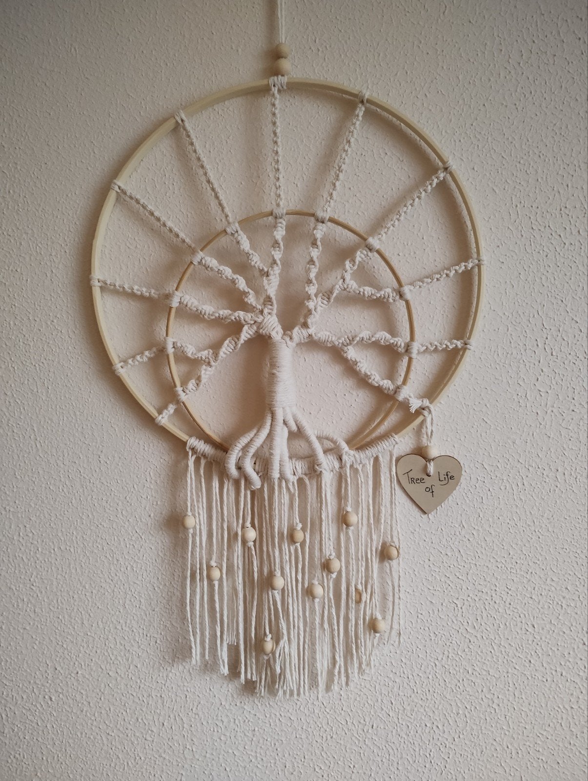 Macramé dromenvanger met levensboom. Sisters Forever., Huis en Inrichting, Ophalen of Verzenden, Nieuw