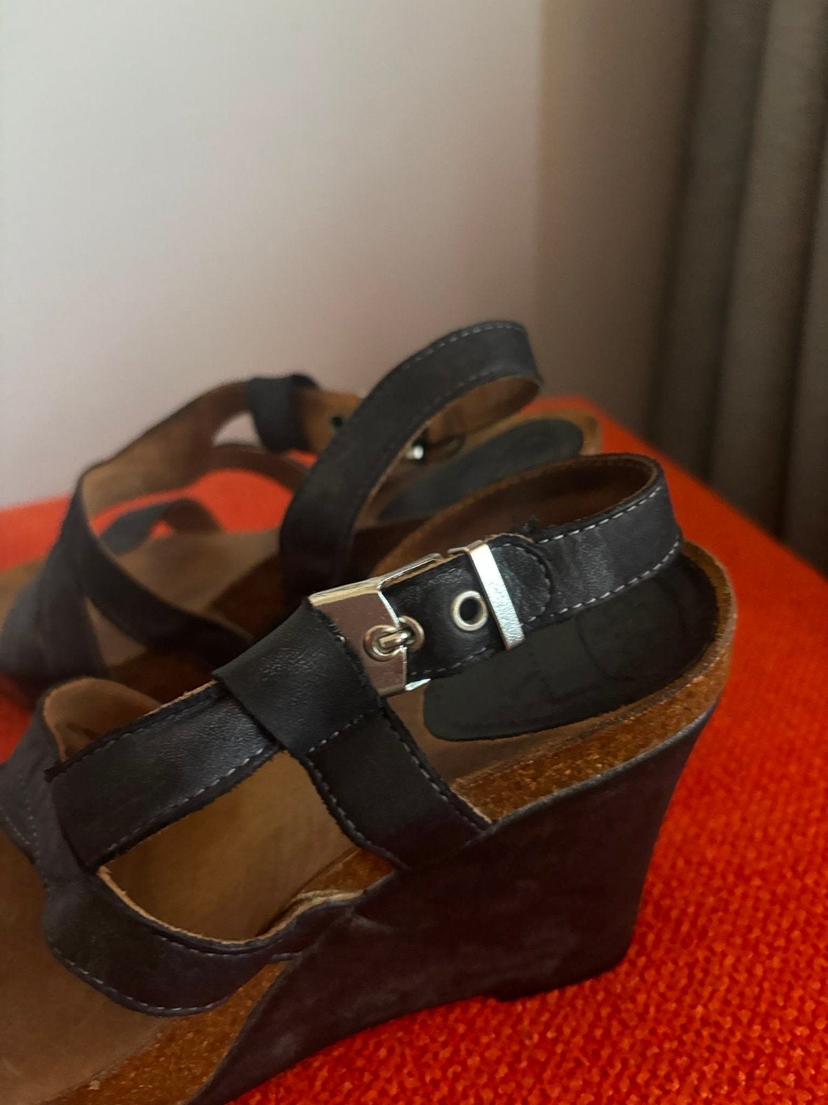 SCHOLL sandalen met sleehak, Ophalen, Nieuw