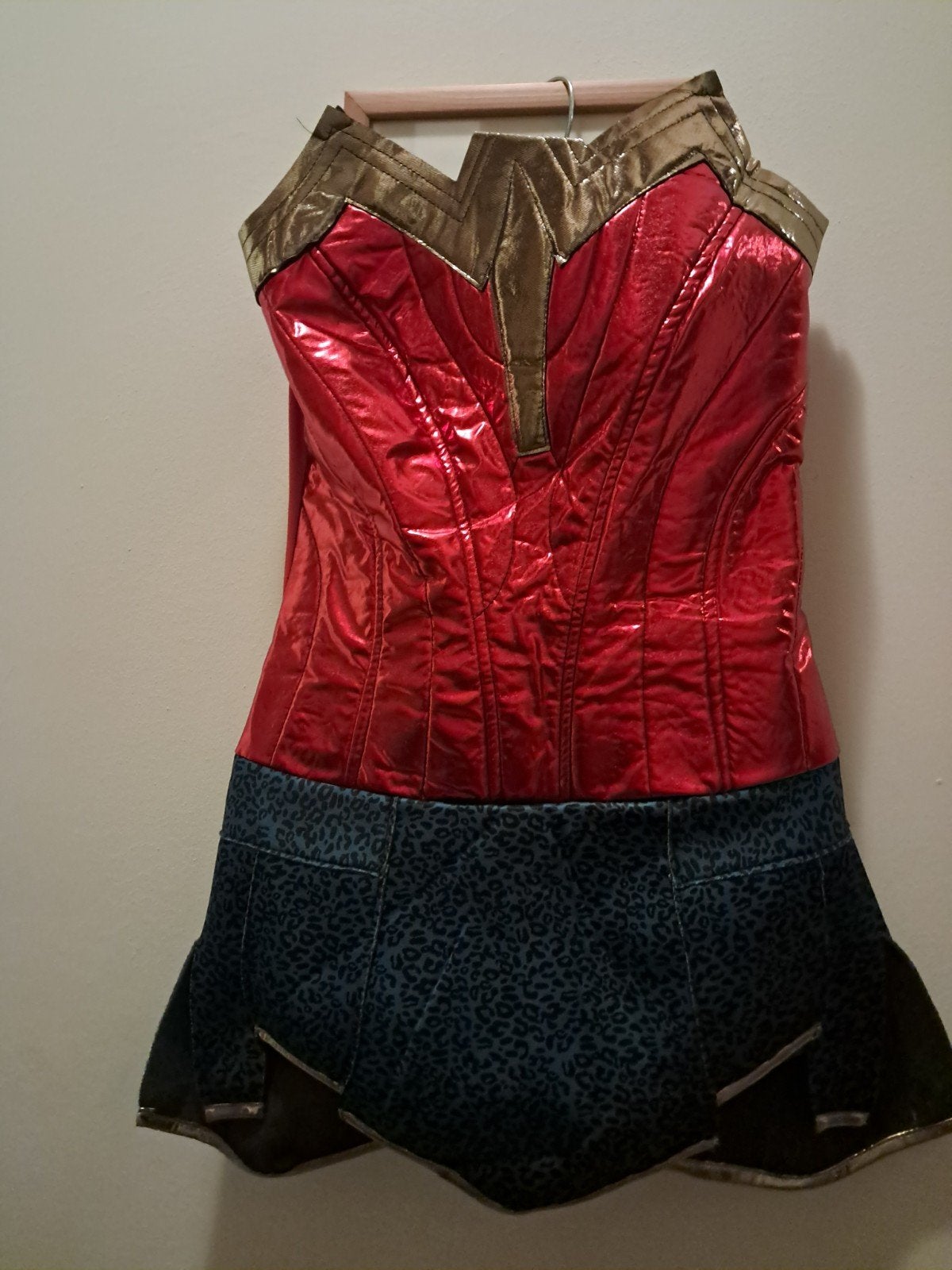 Wonder Woman kostuum (jurk en laarshoezen), Ophalen of Verzenden, Overige thema's, Kleding, Maat 36 (S)