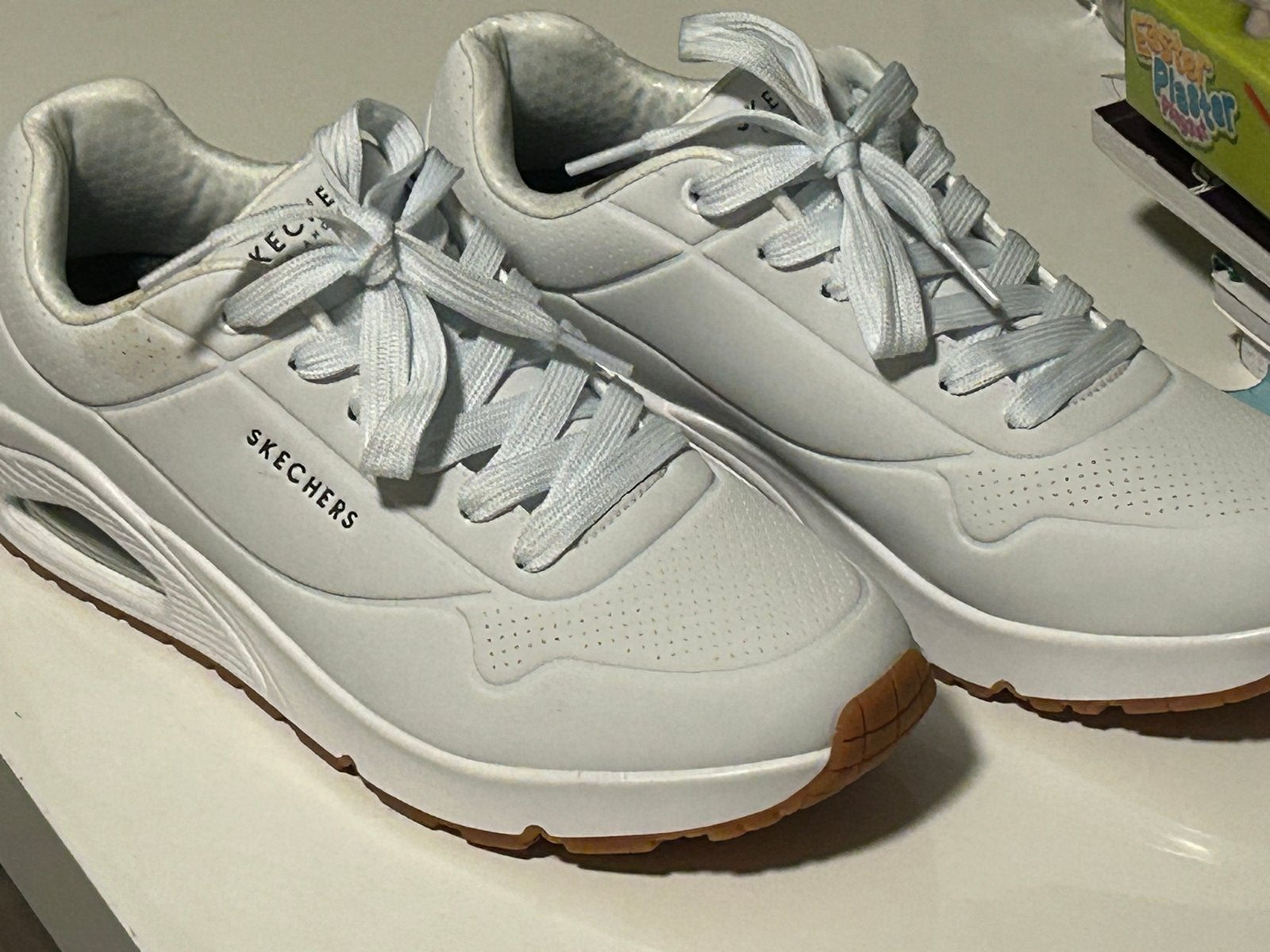 Skechers Uno Lite - Witte sneakers met Air-Coold Memory Foam, Ophalen, Nieuw, Wit, Sneakers of Gympen