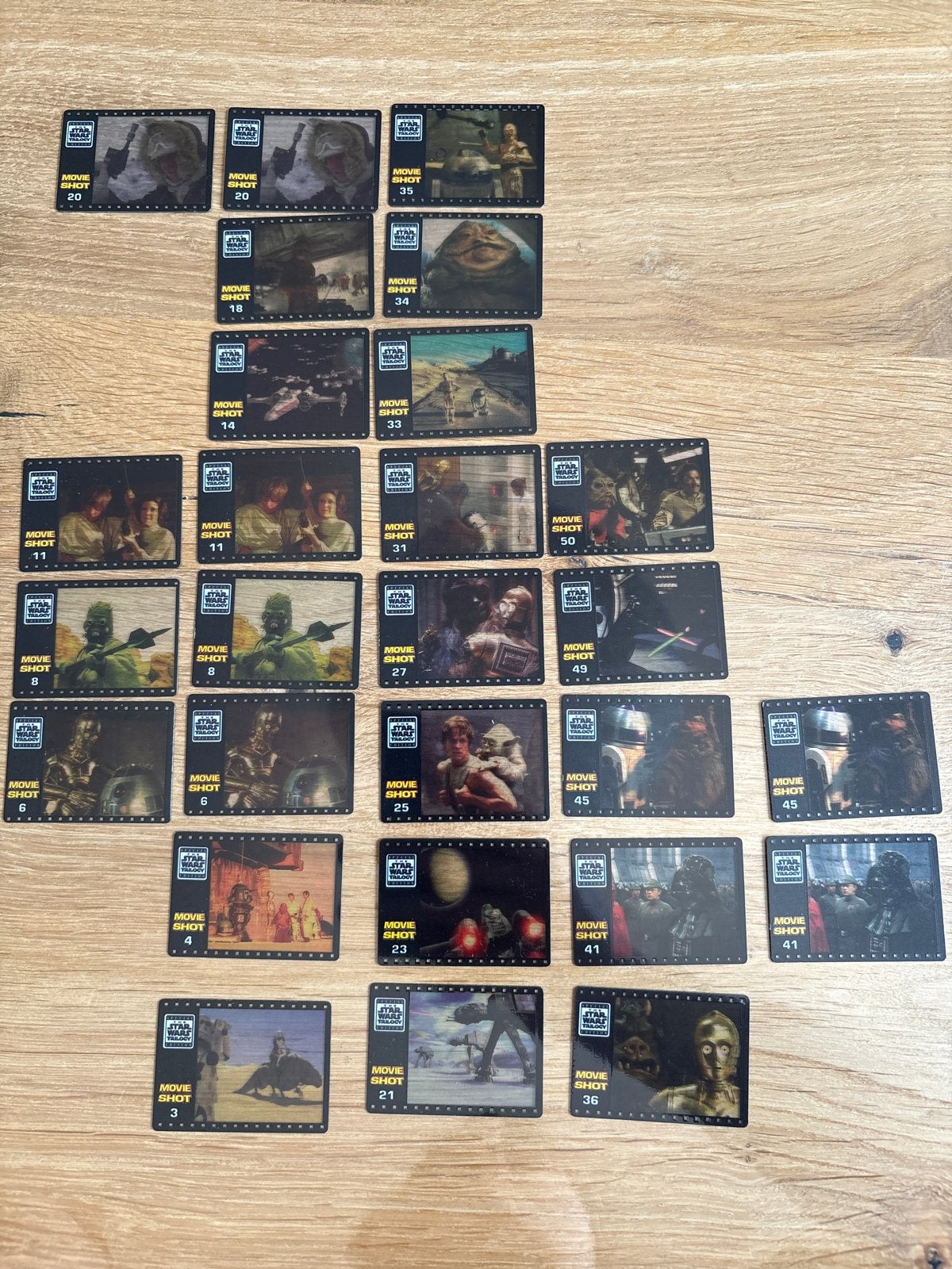 Star Wars Movie Shot Kaarten Smiths, Ophalen of Verzenden, Zo goed als nieuw, Overige typen