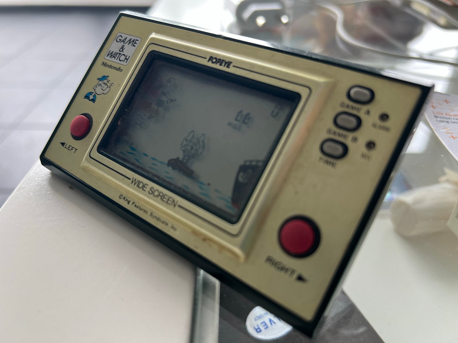 Vintage Nintendo Game & Watch Popeye & Q&Q Handheld Games, Spelcomputers en Games, Ophalen of Verzenden, Nintendo, Gebruikt
