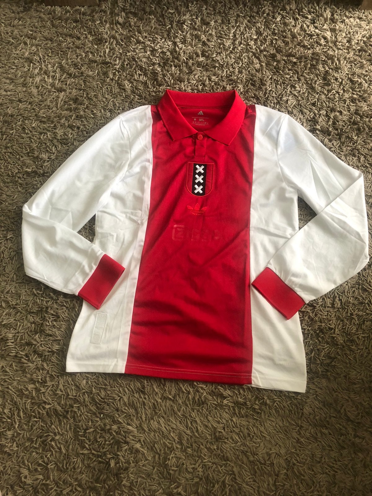 Ajax Jubileum shirt 125 jaar maat M, Sport en Fitness, Voetbal, Ophalen of Verzenden, Zo goed als nieuw, Shirt