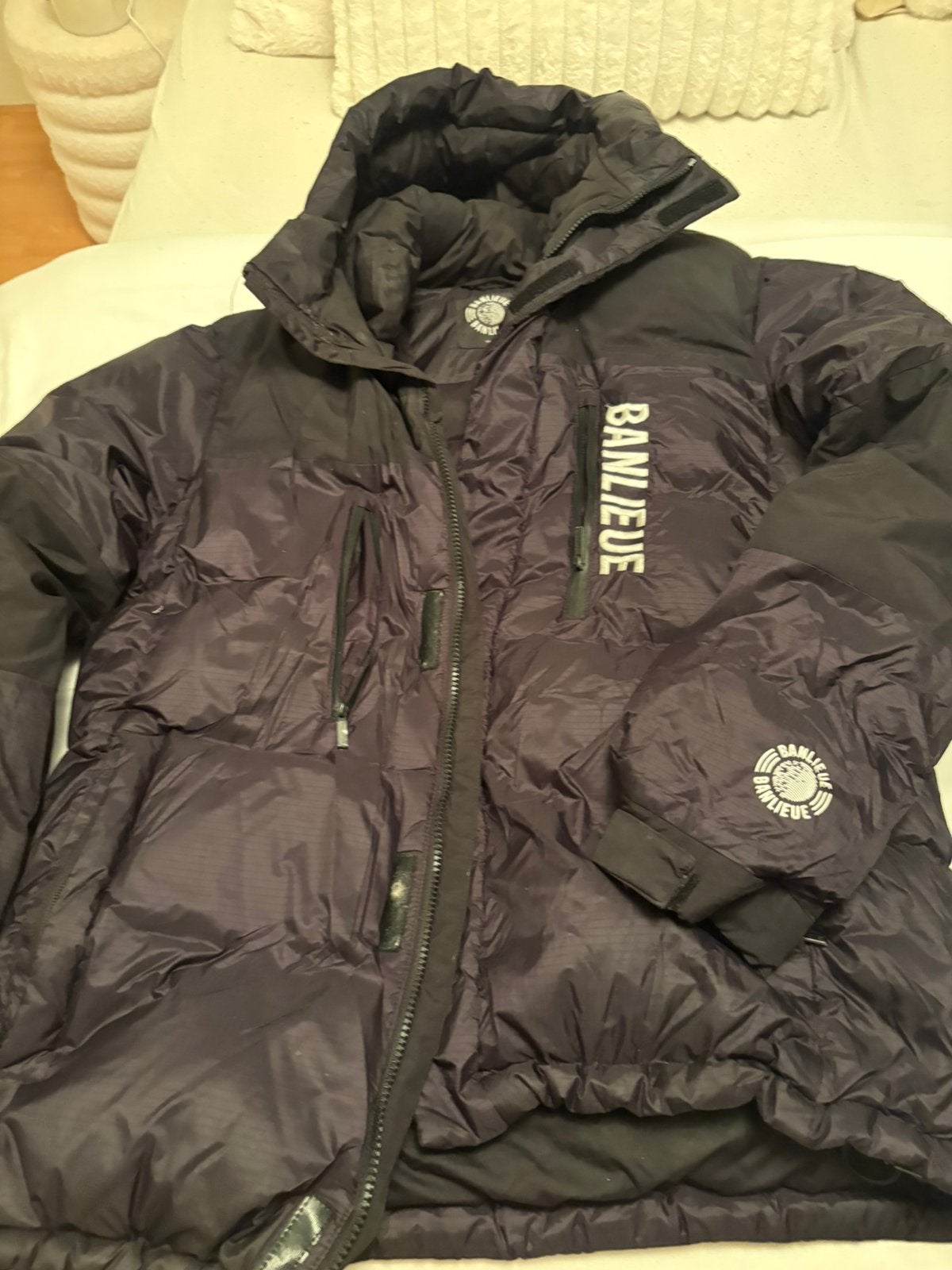 Kleding set winterjas banlieue, Kleding | Heren, Ophalen of Verzenden, Gedragen, Maat 48/50 (M), Zwart