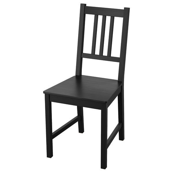 2 IKEA STEFAN stoelen  - Perfecte staat! Zwart, Huis en Inrichting, Ophalen, Twee