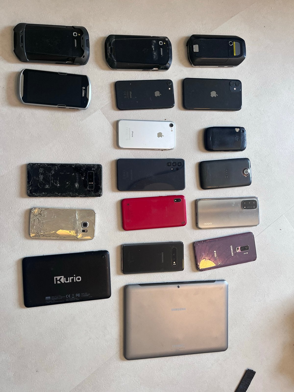 Partij elektronica: Samsung, HTC, iPhone, Zebra & Symbol, Ophalen of Verzenden, Zonder simlock, Niet werkend, Zonder abonnement