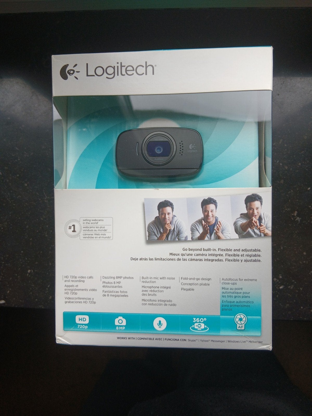 dashcam logitech, Computers en Software, Ophalen of Verzenden, Nieuw
