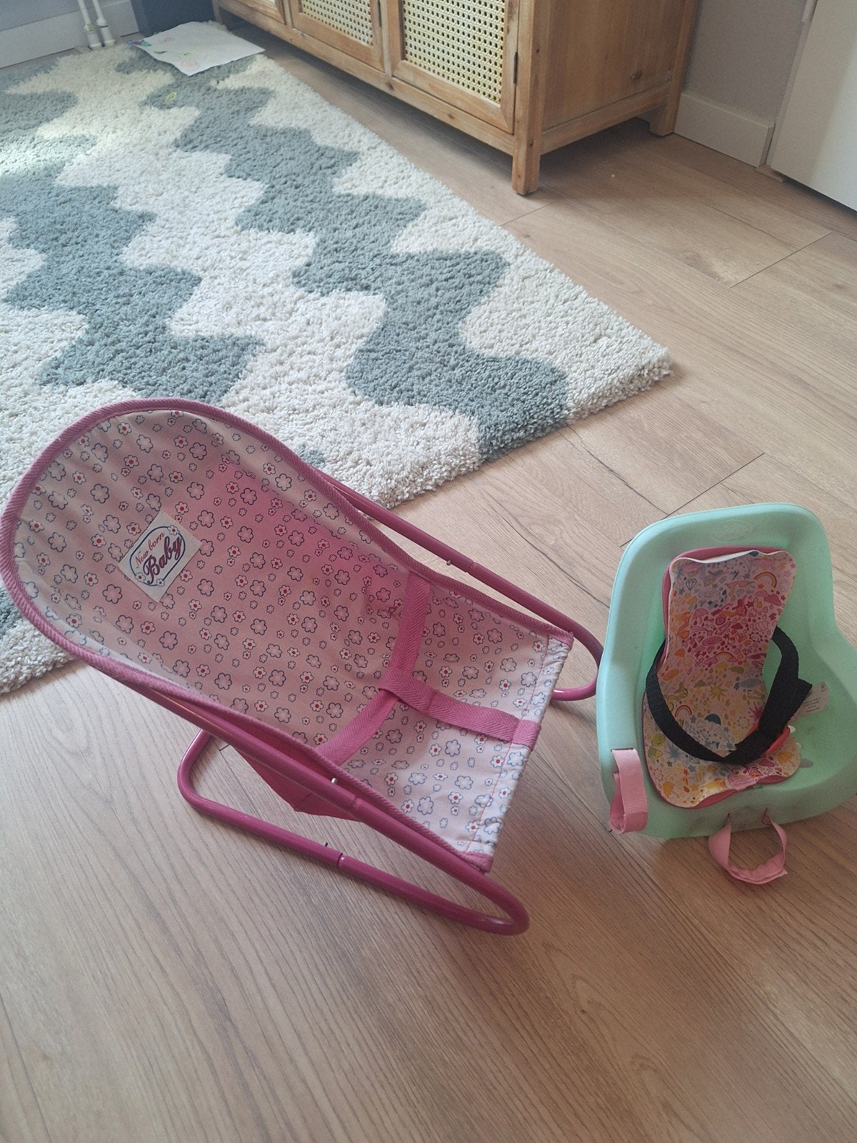 Poppen wipstoeltje en fietsstoeltje, Ophalen of Verzenden, Babypop