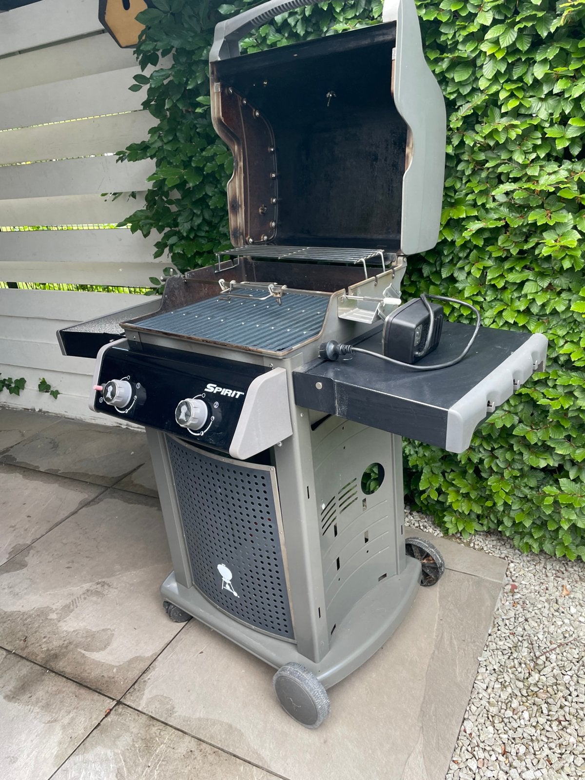Weber Spirit gasbarbecue met draaispit, Ophalen of Verzenden, Gebruikt