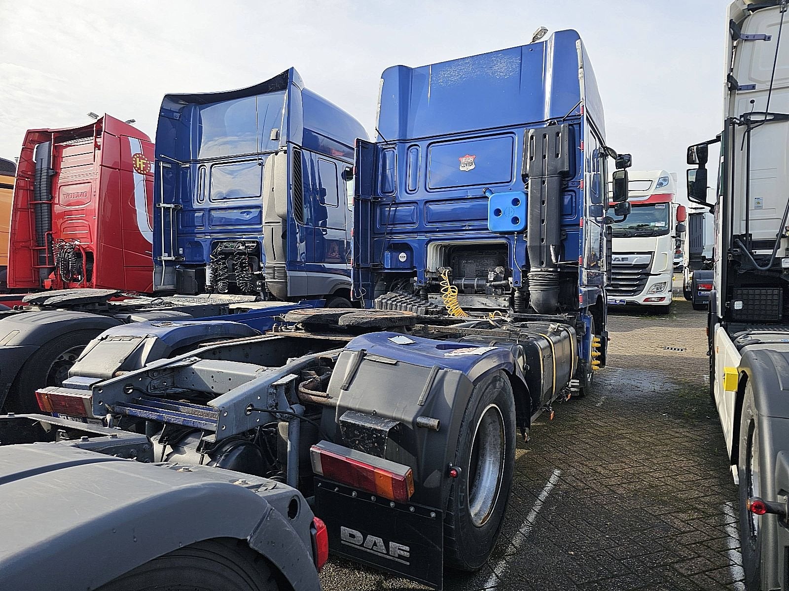 DAF XF 95.380, Auto's, Vrachtwagens, Euro 2, Blauw, Bedrijf, DAF