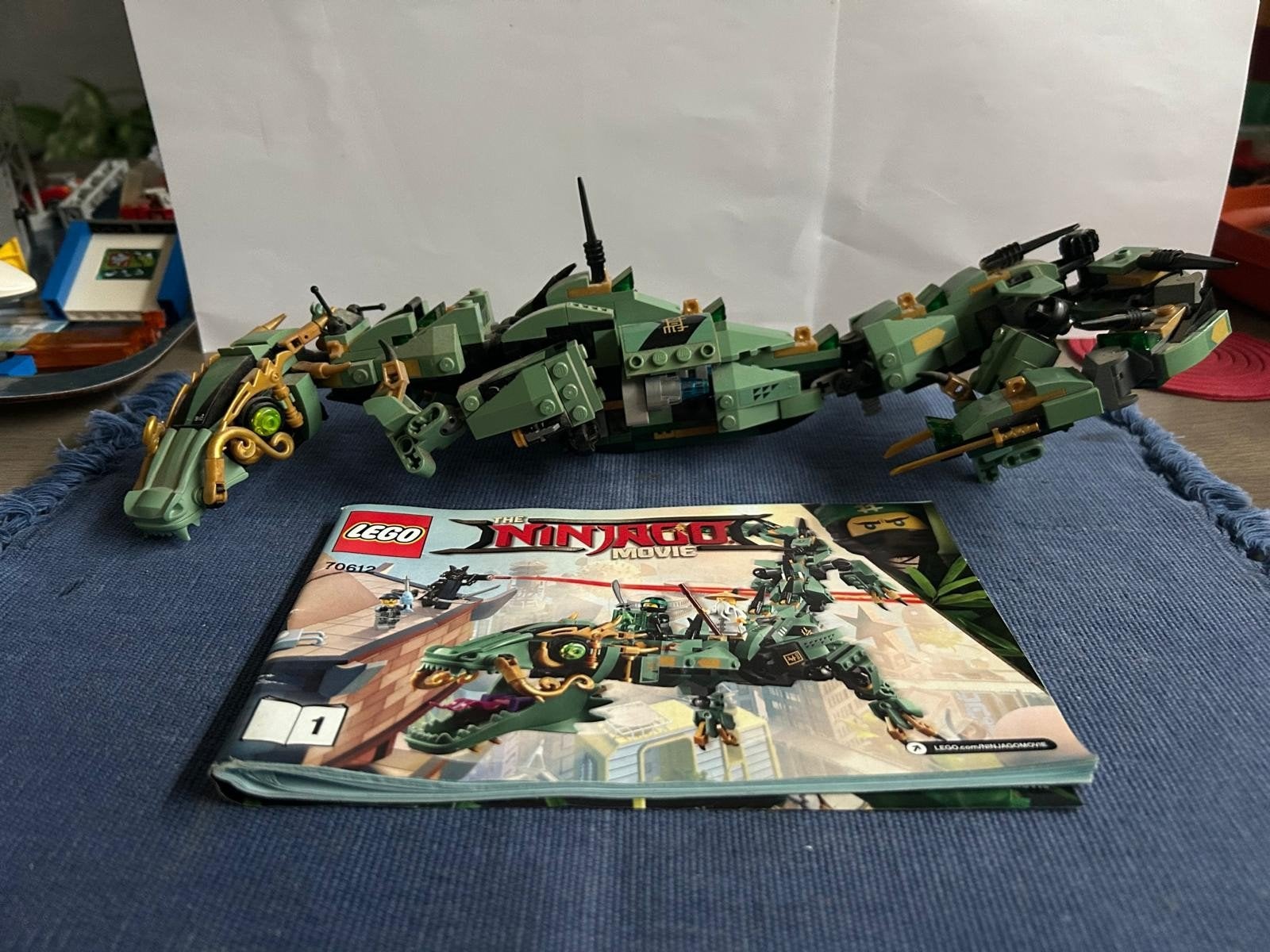 Lego Ninjago Movie Groene Ninja Mech Draak 70612, Ophalen, Lego, Inclusief instructies, Zo goed als nieuw