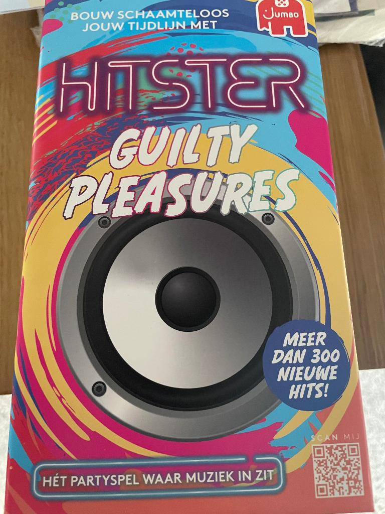 Spel hitster guilty pleasures, Vijf spelers of meer, Ophalen, Zo goed als nieuw, Jumbo