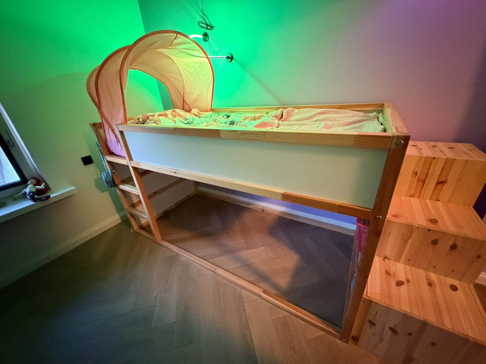 Omkeerbaarbed Ikea inclusief matras, Ophalen of Verzenden, Gebruikt, Hoogslaper