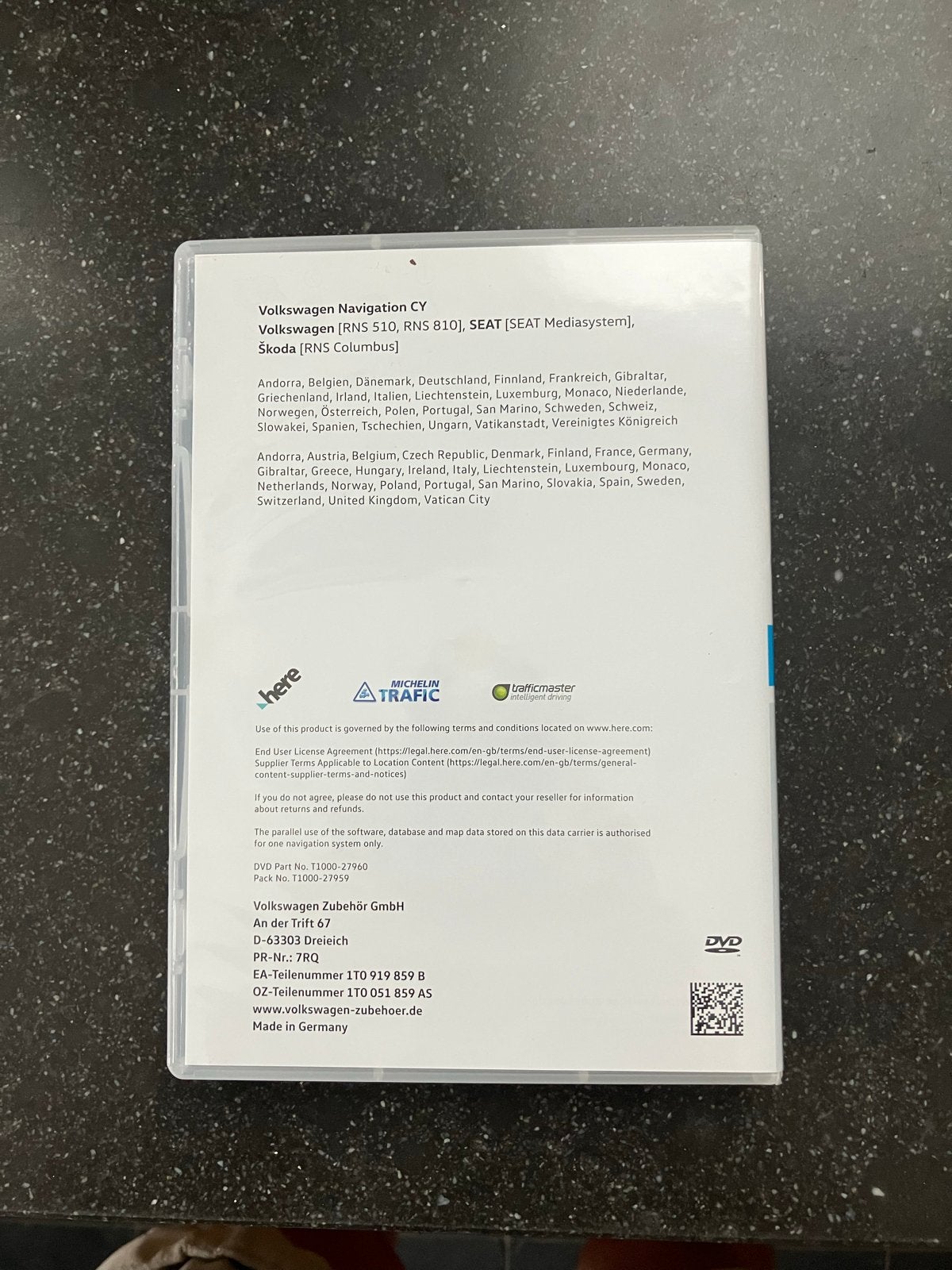 VW Navigatie CY Europa West (V17) DVD RNS 510, Ophalen, Zo goed als nieuw