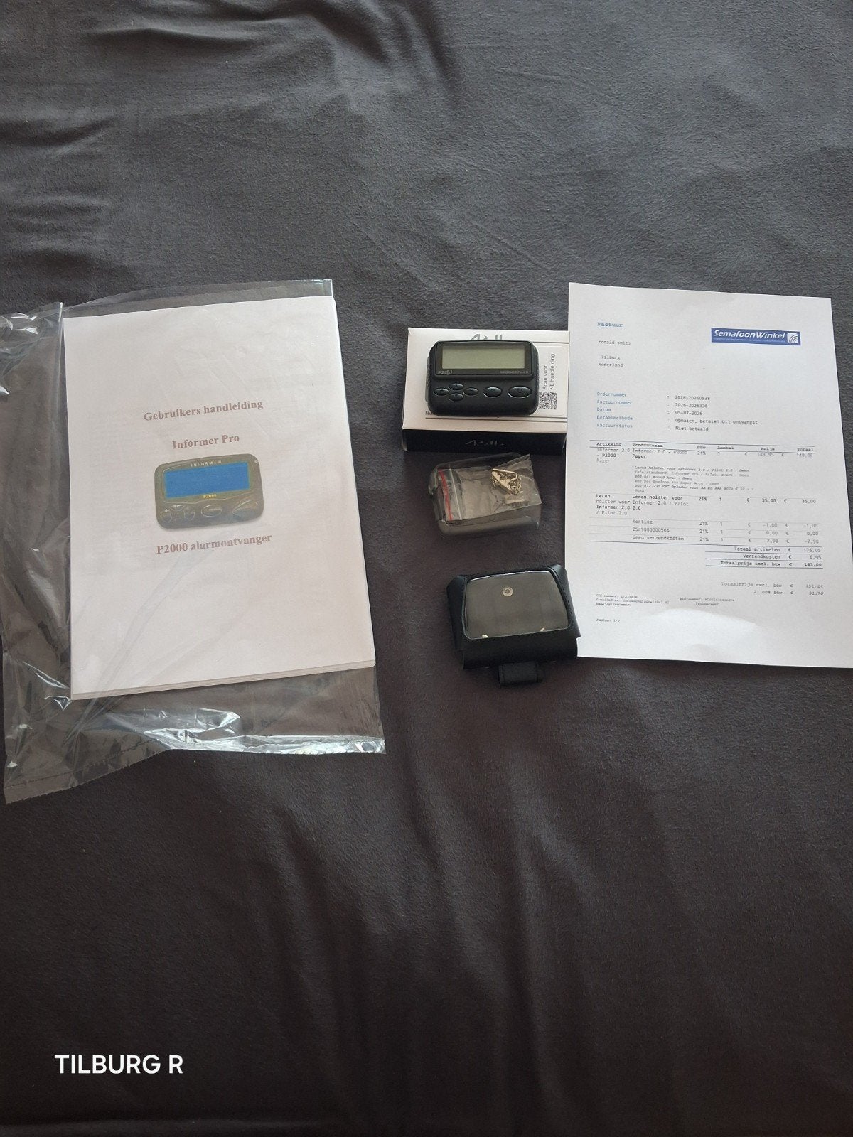 P2000 Informer Pro 2.0 Pager - Nieuwstaat met accessoires, Ophalen of Verzenden, Nieuw