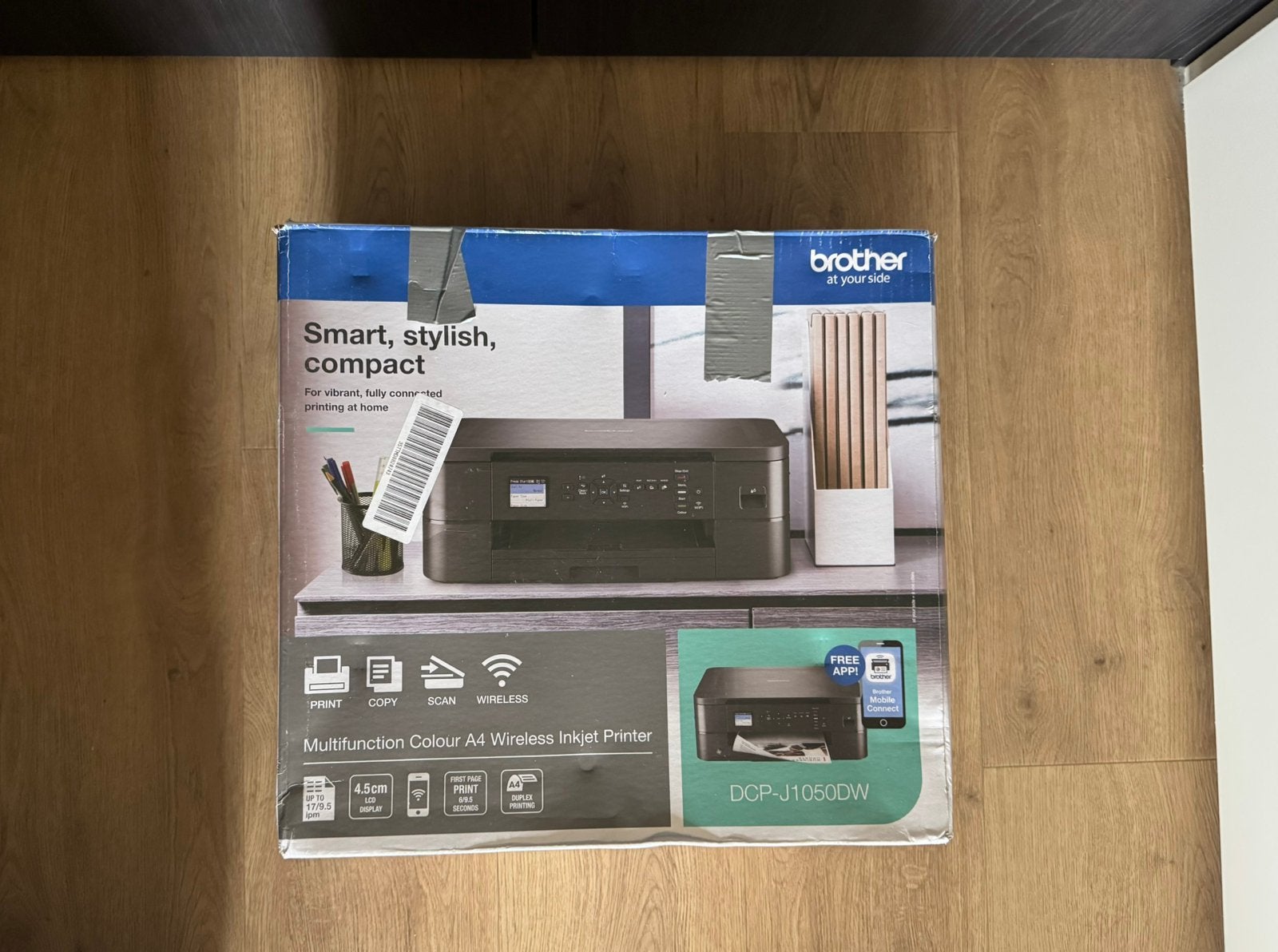 Brother DCP-J1050DW All-in-One WiFi Printer, Inkjetprinter, All-in-one, Zo goed als nieuw, Draadloos