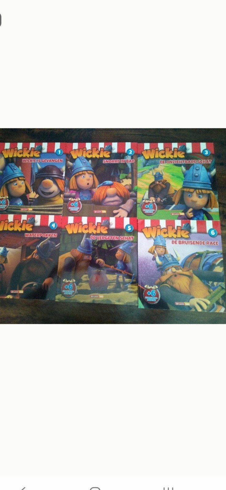 6 Wickie de Viking boekjes - Complete set, Ophalen of Verzenden, Jongen of Meisje, Fictie algemeen, 4 jaar