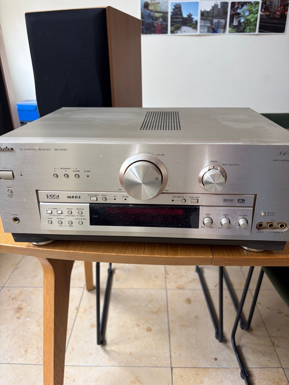 Technics SA-DA20 AV Control Receiver met JBL speakers, Gebruikt, 60 tot 120 watt, Stereo, Ophalen