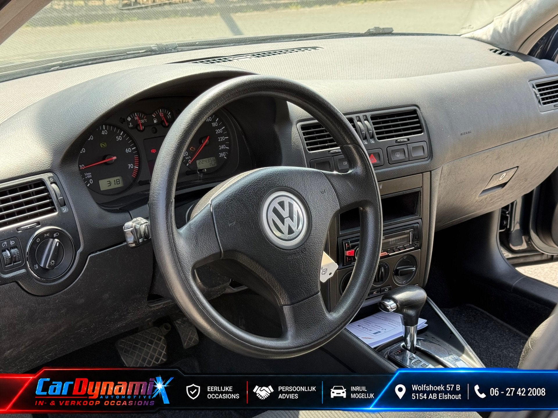 Volkswagen Bora 1.6 | Automaat | Nwe APK | 1e Eigenaar | Air, Stof, Gebruikt, Bora, 4 cilinders