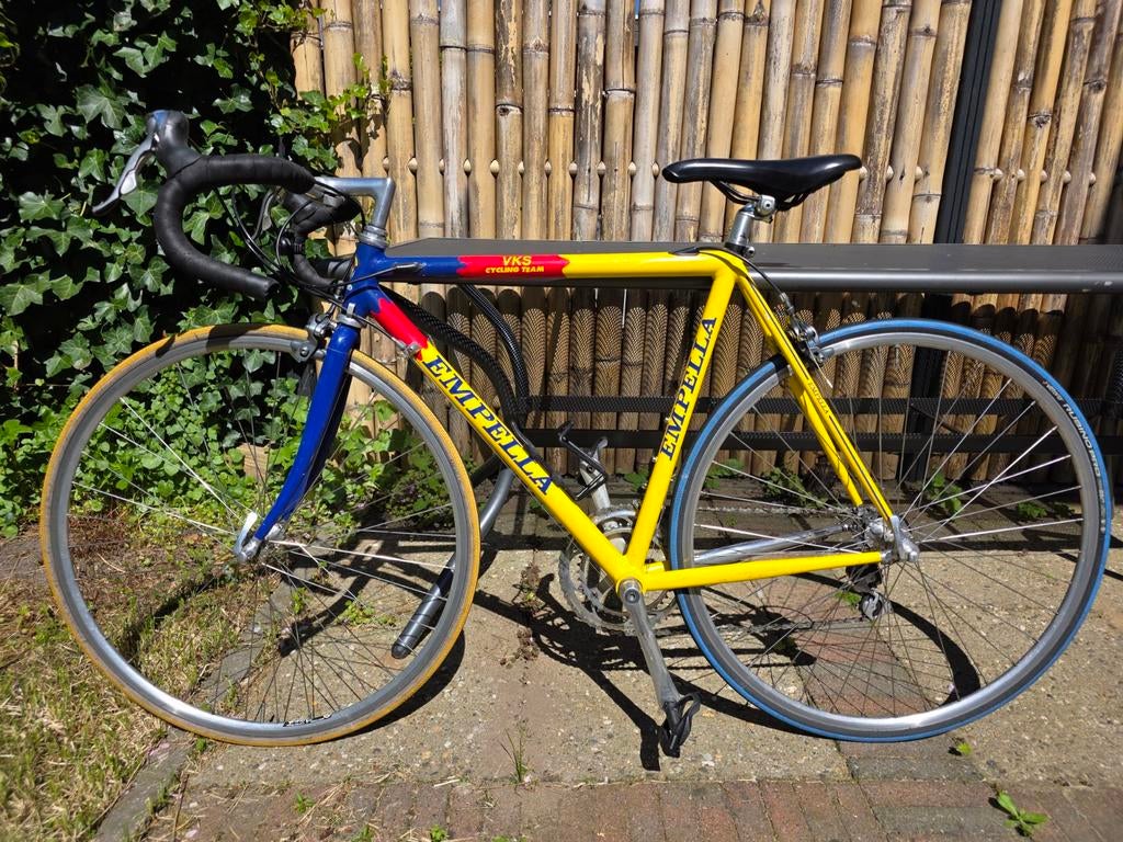Vintage VKS Cycling Team Empella Fiets - Shimano 600, 28 inch, Gebruikt, 49 tot 53 cm, Ophalen