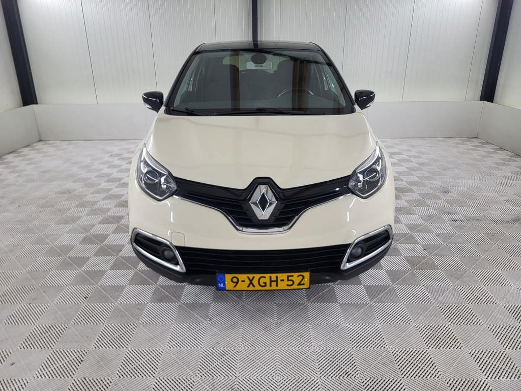 Renault Captur 0.9 TCe Dynamique, Trekhaak, Navigatie, Voorwielaandrijving, Stof, Gebruikt, Zwart