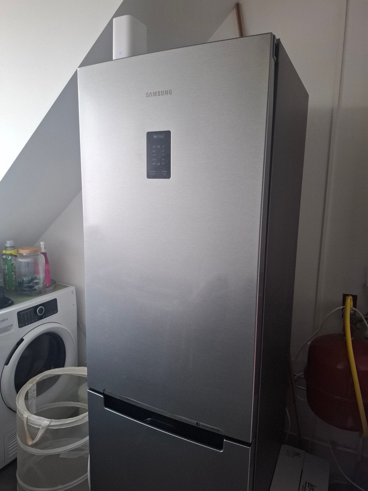 koel vries combinatie samsung, 200 liter of meer, Ophalen, Met aparte vriezer, 160 cm of meer