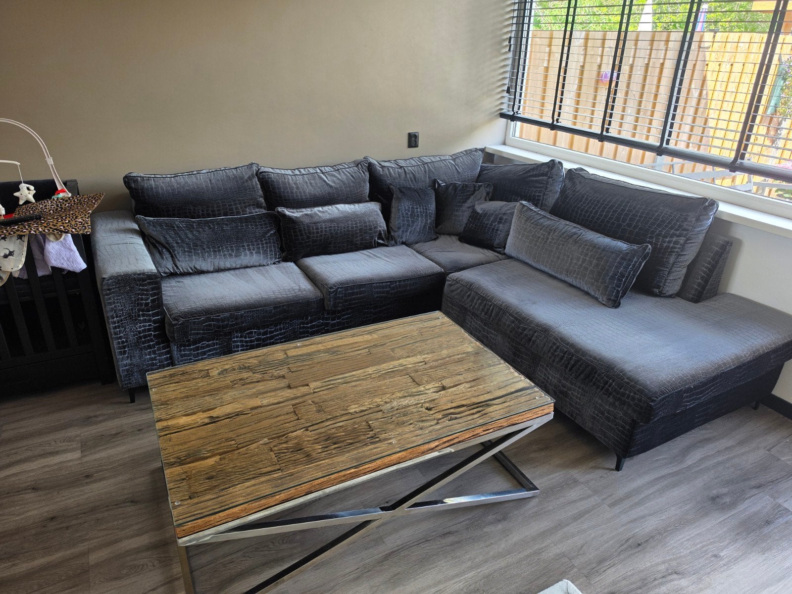 Lounge bank, Ophalen of Verzenden, Zo goed als nieuw