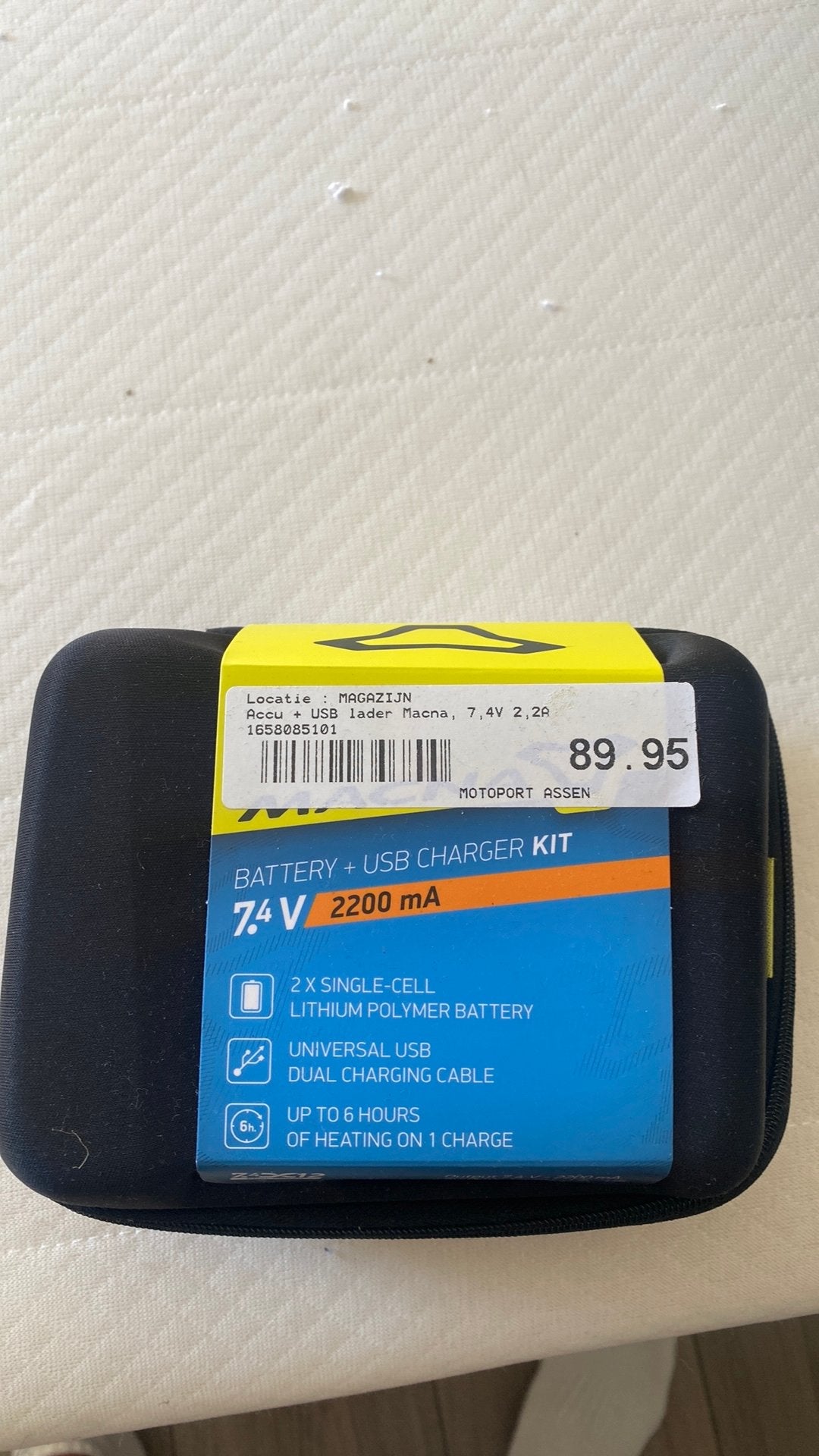 Batterijen voor verwarmde handschoenen, Ophalen, Zo goed als nieuw
