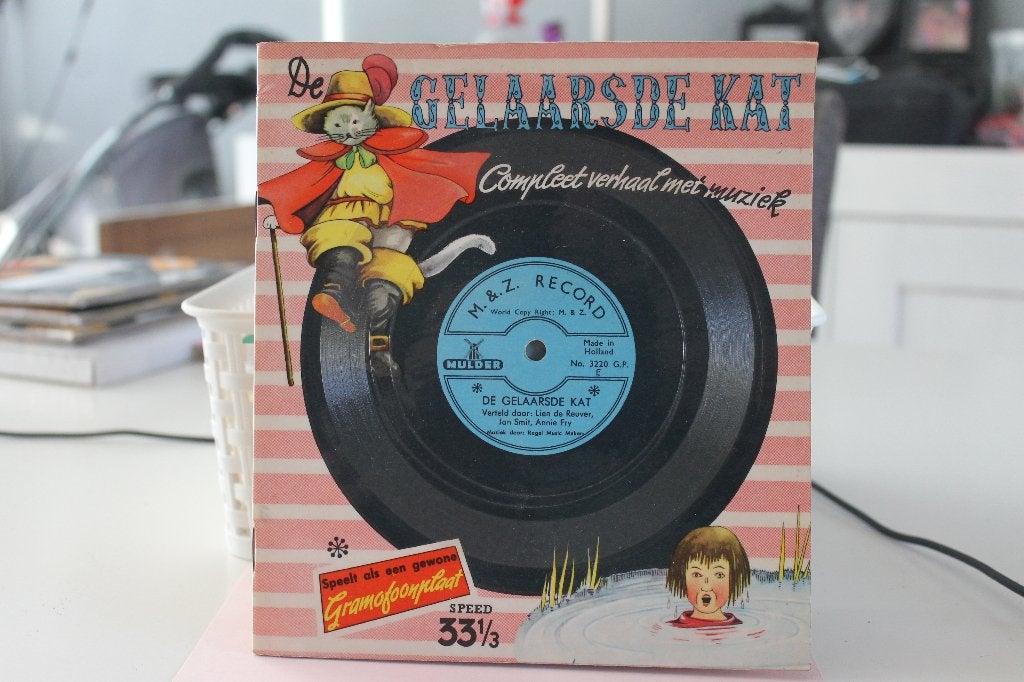 7" Single De Gelaarsde Kat, Gebruikt, 7 inch, Ophalen of Verzenden, Overige typen