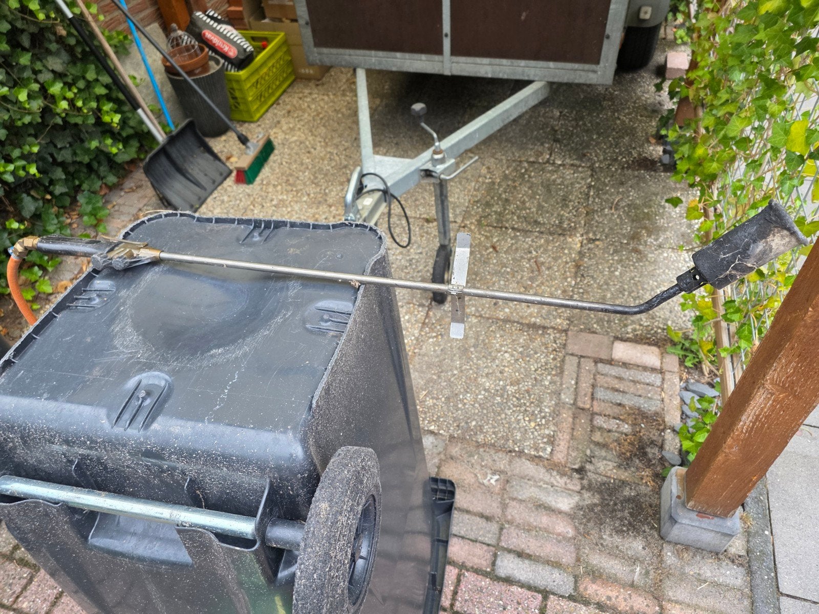 Sievert titanium brander lang met voet, Doe-het-zelf en Verbouw, Gereedschap | Handgereedschap, Ophalen of Verzenden, Gebruikt