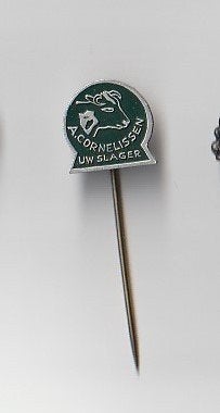 volmetaal speld A. Cornelissen, uw slager, Ophalen of Verzenden, Overige onderwerpen, Speldje of Pin