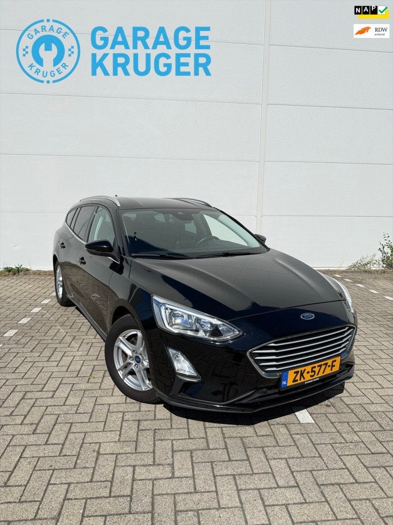 Ford Focus Wagon 1.0 EcoBoost Trend Edition Business, Auto's, Euro 6, 1283 kg, Zwart, Origineel Nederlands