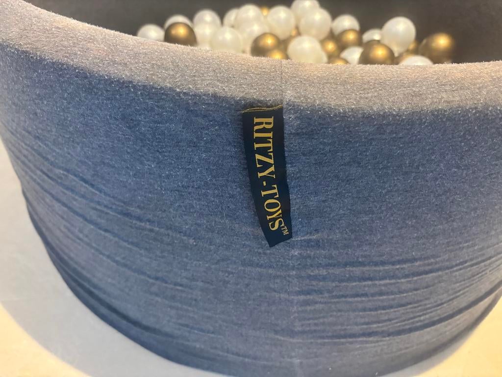 Ritzy-Toys Ballenbak met ballen (wit en goud), Ophalen of Verzenden, Gebruikt, Overige typen
