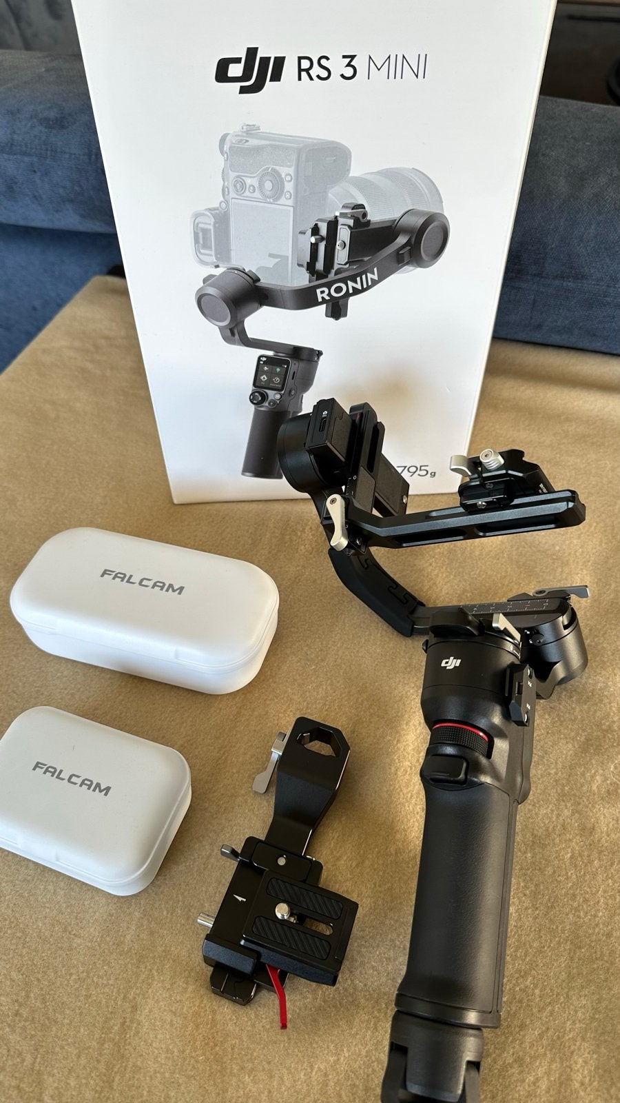 DJI RS3 Mini gimbal + Falcam F38 Kit, DJI, Gimbal, Ophalen of Verzenden, Zo goed als nieuw