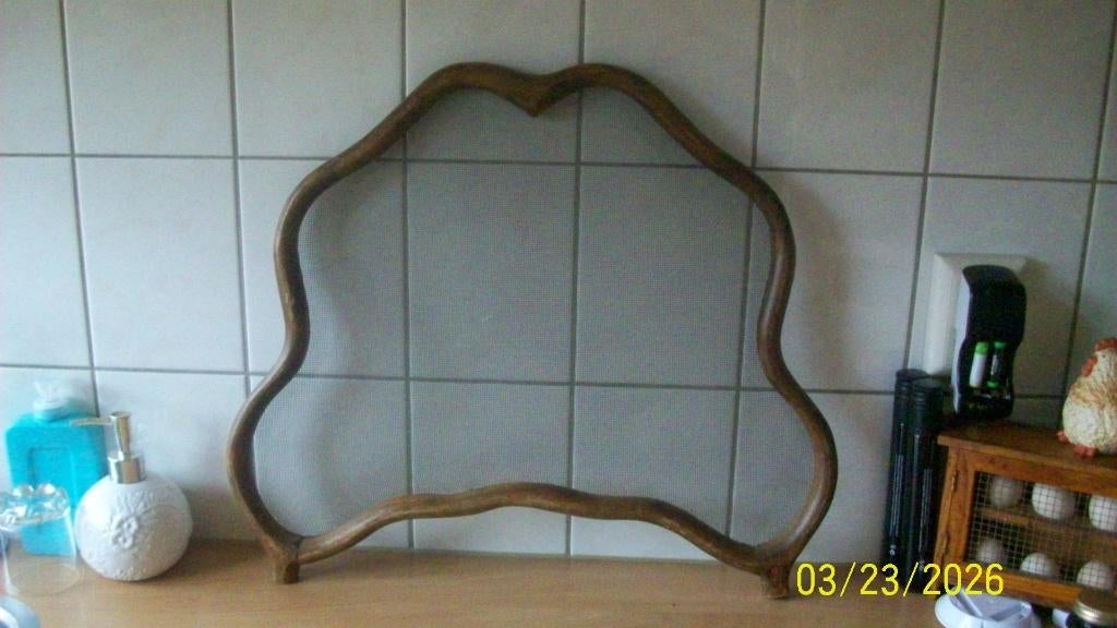 Antieke houten raamscherm, raamhor, Antiek en Kunst, Ophalen of Verzenden