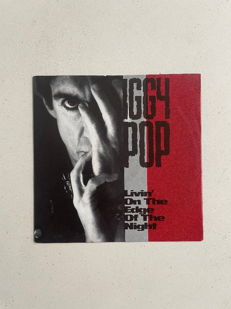 Iggy Pop - Livin on the edge of the Night / The Passenger, Originele persing, 7 inch, Ophalen of Verzenden, Zo goed als nieuw