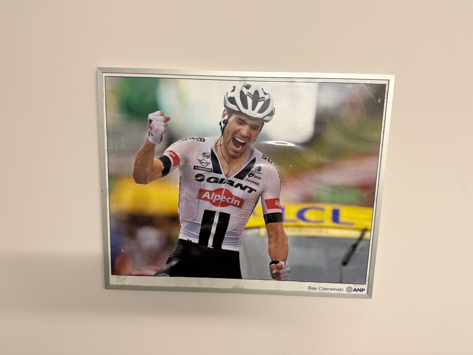 Tour de France 5 ingelijste foto's - Bas Czerwinski ANP, Ophalen of Verzenden, Gebruikt, Overige typen