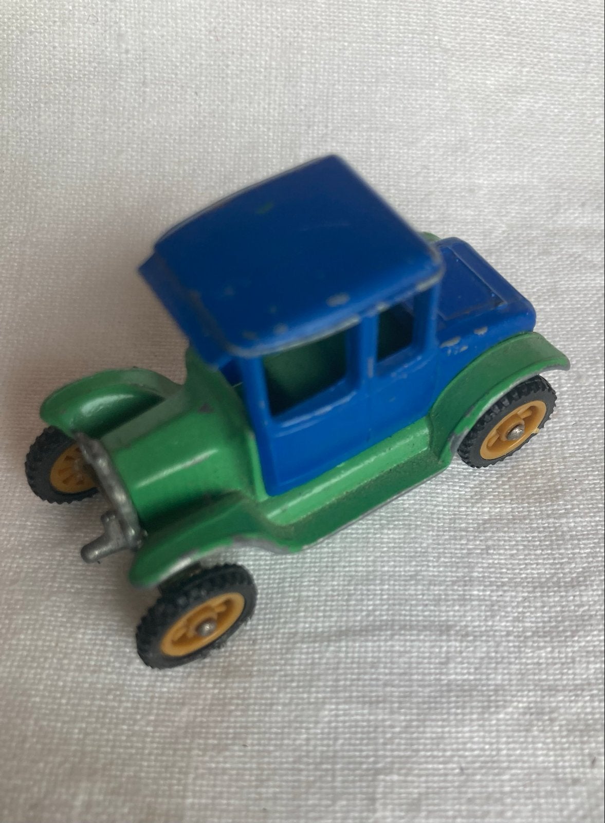 Best Box Holland Vintage Speelgoedauto Groen/Blauw, Ophalen of Verzenden, Gebruikt, Auto