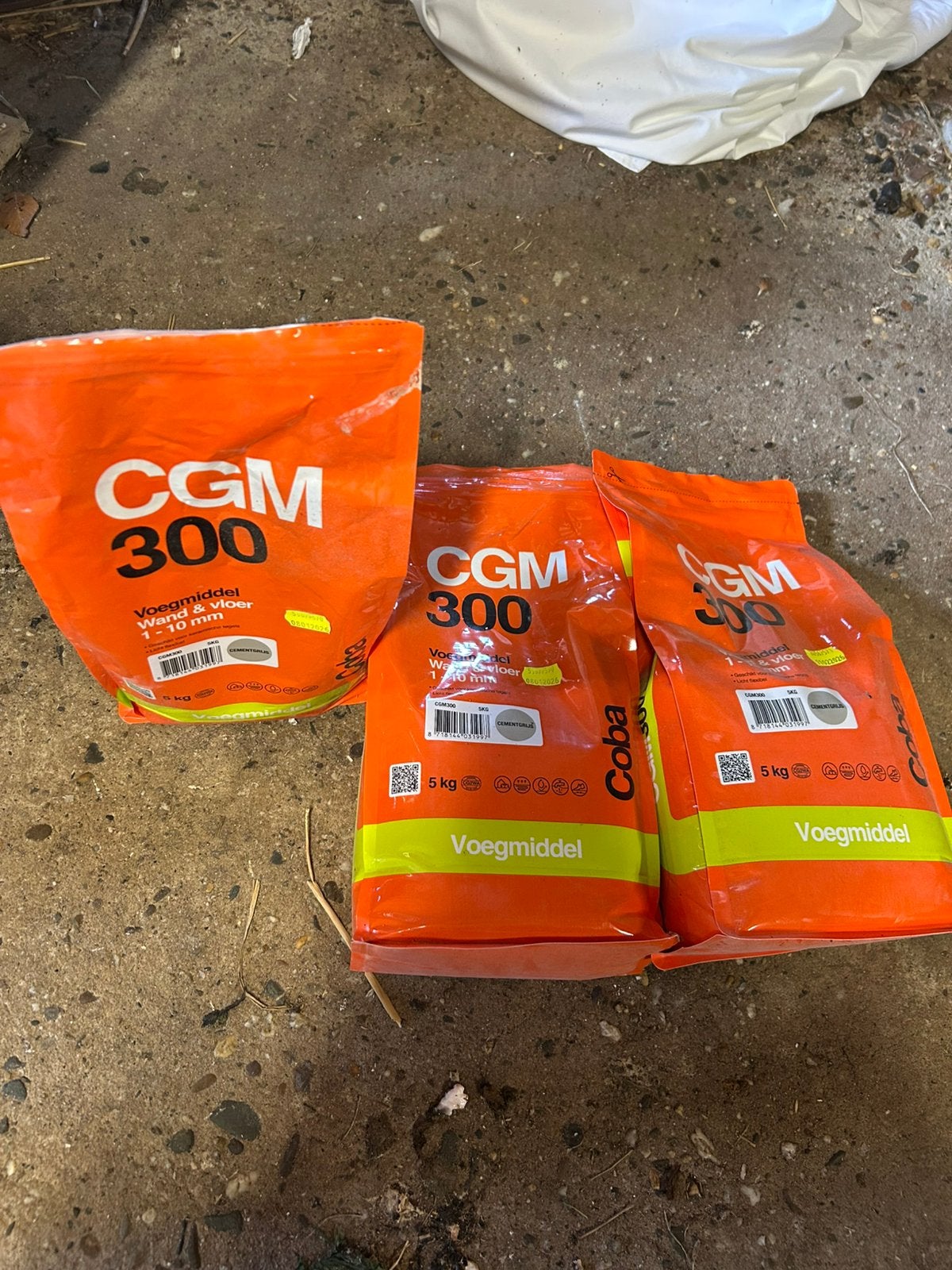 Coba voegmiddel  cementgrijs, Ophalen of Verzenden, Zo goed als nieuw, Bakstenen