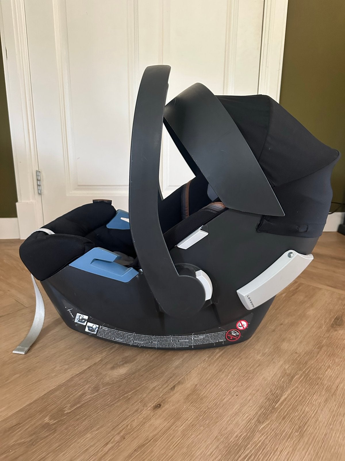 Cybex Aton 5 Autostoeltje - Zwart, Verstelbare rugleuning, 0 t/m 13 kg, Ophalen, Overige merken