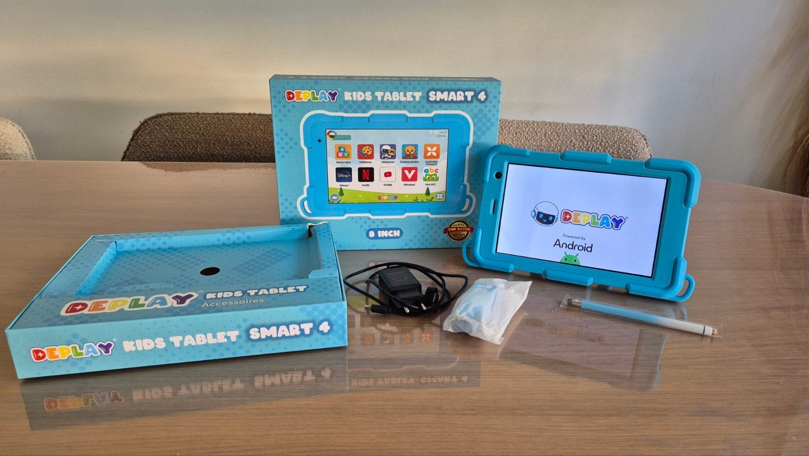 Deplay Kids Tablet Smart 4 - 8 inch, Computers en Software, 32 GB, 8 inch, Kids Tablet Smart 4, Uitbreidbaar geheugen